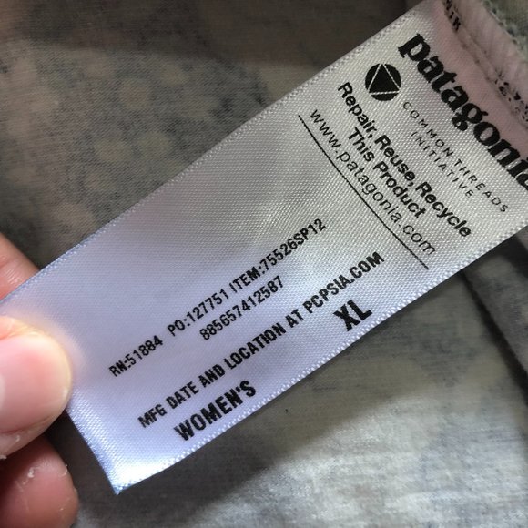 Patagonia Margot Sundress Empire Waist Floral Print Size XL - Picture 4 of 7